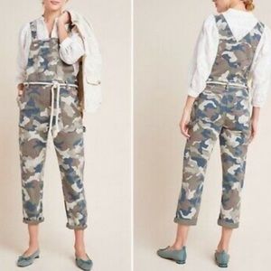 Anthropologie Carter Camo Overalls